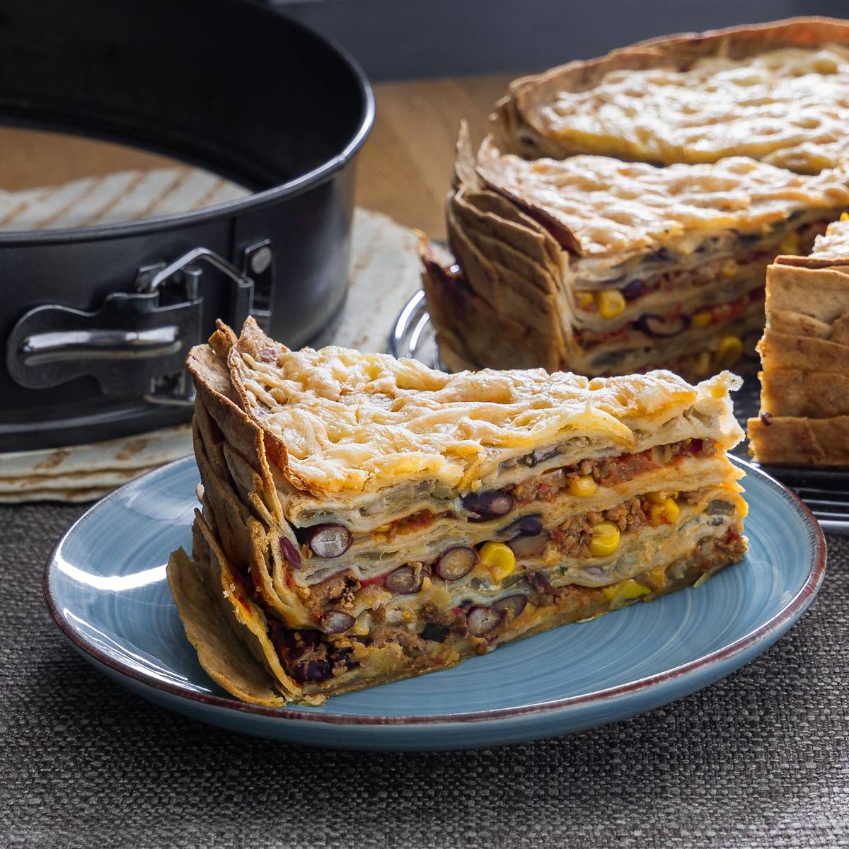 Mexikanische Tortilla Lasagne – Ein unwiderstehlicher Wrap Auflauf